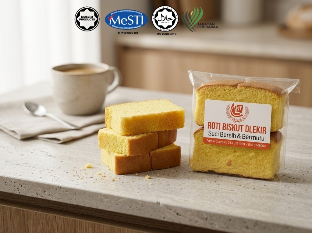 Roti Biskut Dlekir Biskut Pelanta